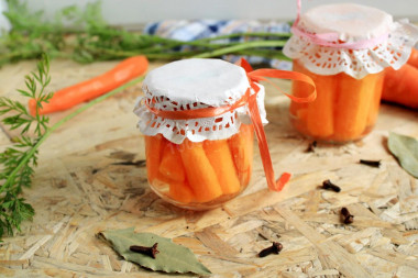 Pickled carrots for winter