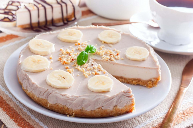 Banana cheesecake