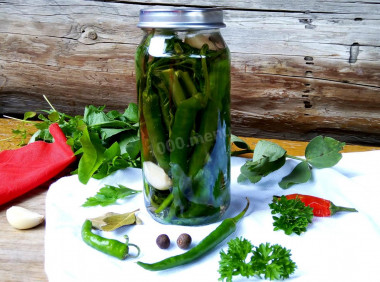 Pickled hot pepper for winter