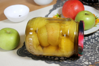 Pickled apples for winter