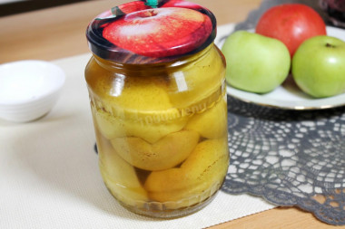 Pickled apples for winter