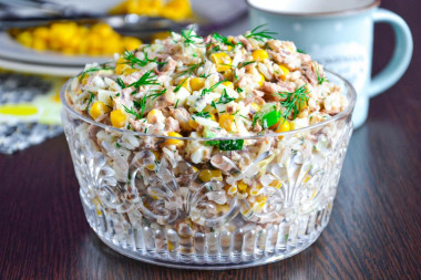 Tuna and rice salad