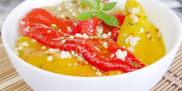 Pickled bell pepper without sterilization