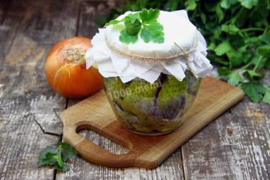 Bulgarian cucumbers for winter