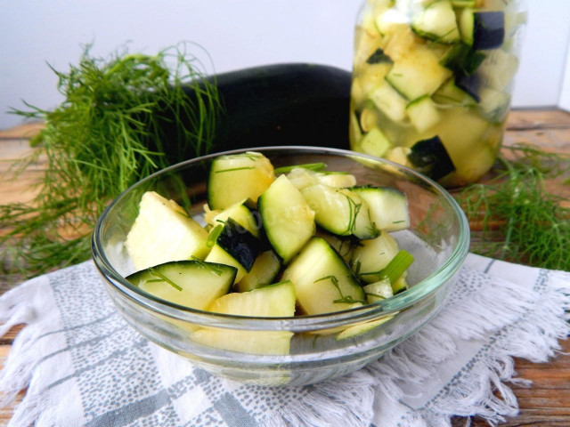 Zucchini like mushrooms for winter