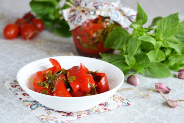 Bulgarian pepper for winter without sterilization