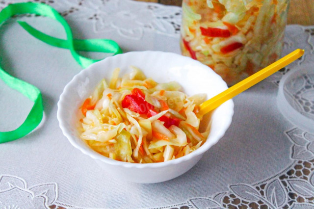 Cabbage and carrot salad will lick your fingers for the winter