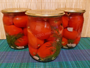 Tomatoes with aspirin for winter