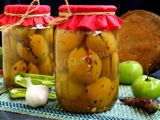 Green tomatoes you'll lick your fingers with stuffing for winter