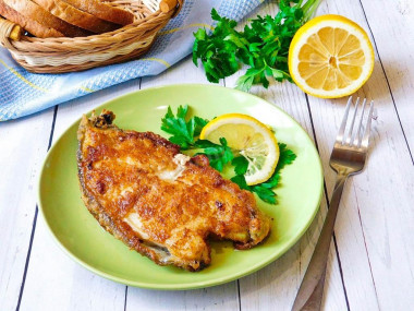 Fried catfish in a pan