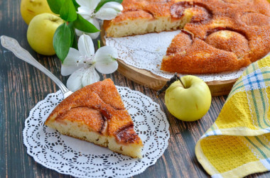 Apple pie in a frying pan