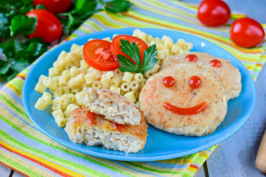 Turkey cutlets for children