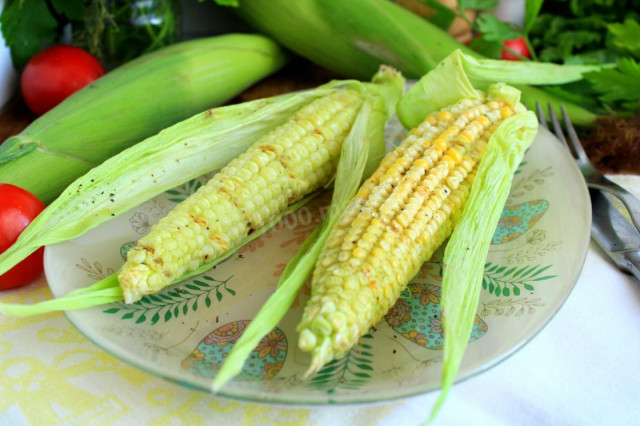 Grilled corn