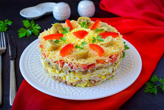 Awesome salad with Peking cabbage