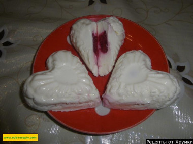 Cottage cheese Blancmange