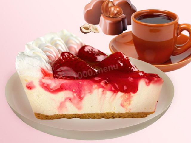 Classic Cheesecake with ice cream