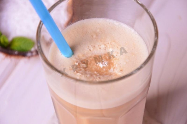 Coffee and coconut shake