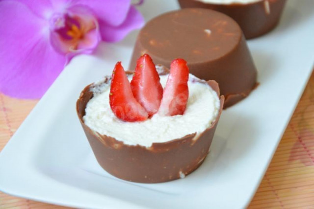 Homemade cheese curds in chocolate