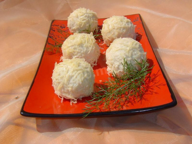 Raffaello cheese appetizer