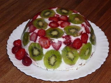 Summer fruit cake