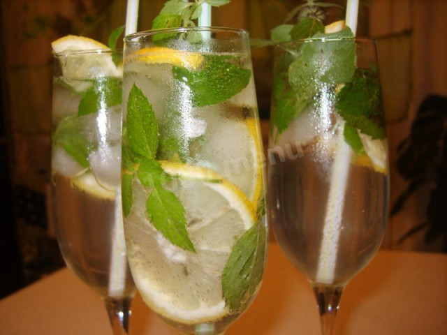 Homemade mojito