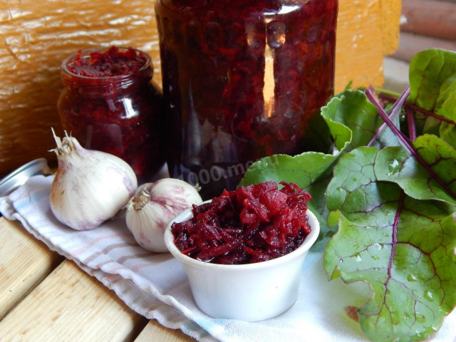 Beetroot for borscht for winter