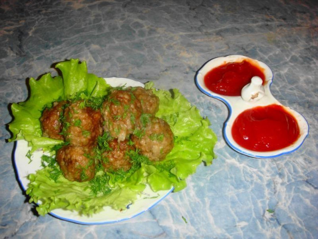 Kufte - Greek meatballs