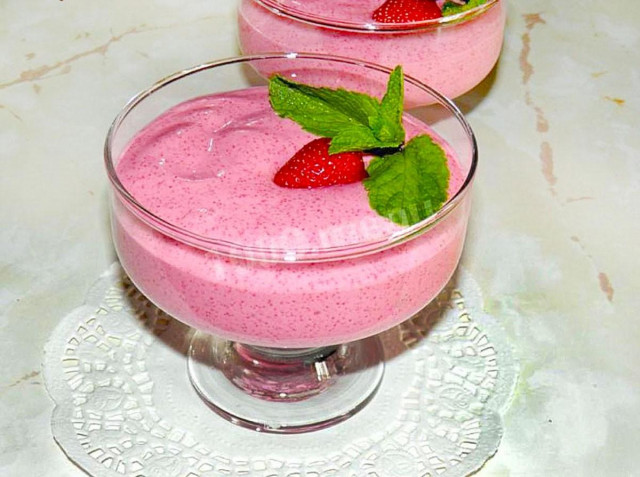 Berry mousse