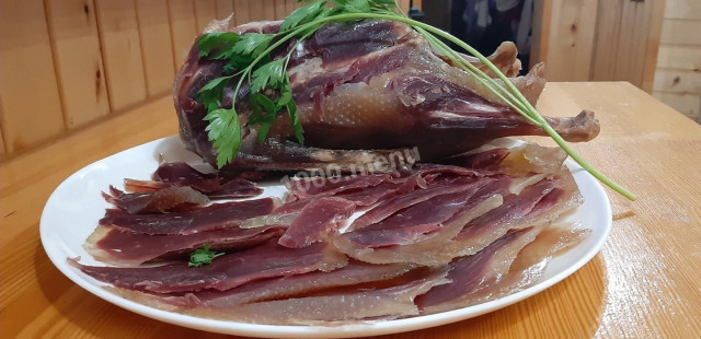 Dried goose kaklagan kaz in Tatar