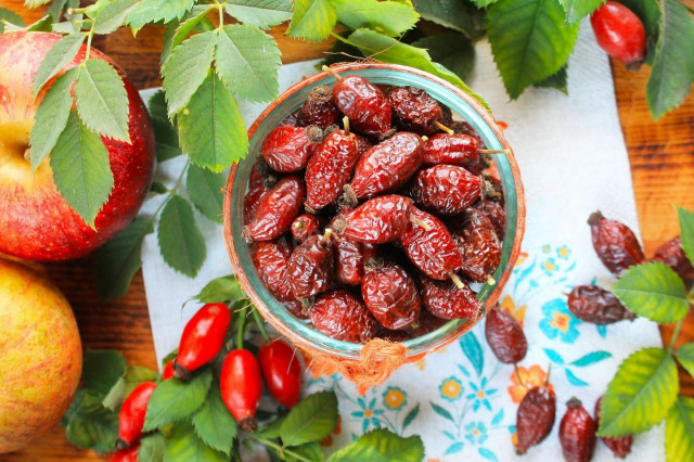 How to dry rosehip in in the oven