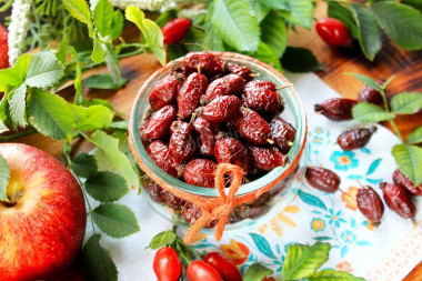 How to dry rosehip in in the oven