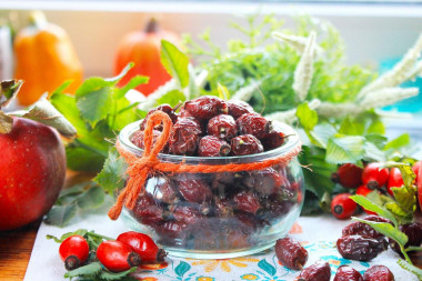 How to dry rosehip in in the oven