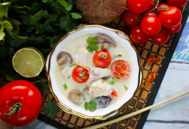 Tom kha soup