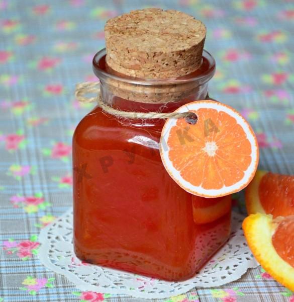 Orange jam in the microwave