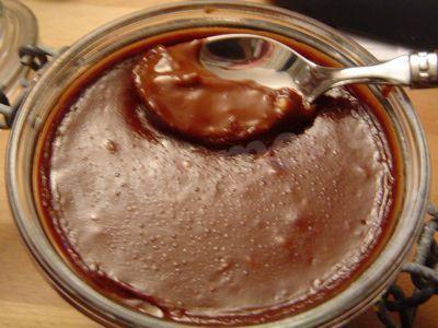 Delicious chocolate paste