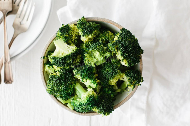 Broccoli in the microwave