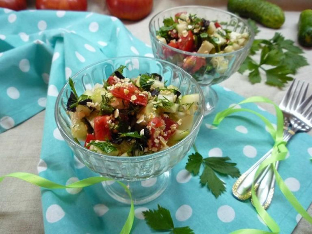 Oatmeal Beauty Salad