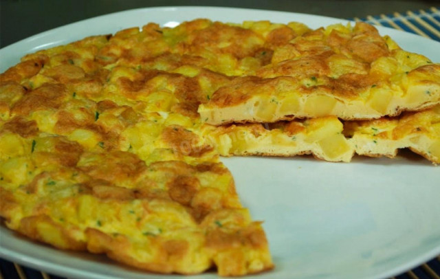 Frittata with potatoes