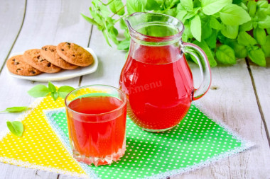 Strawberry compote from frozen strawberries