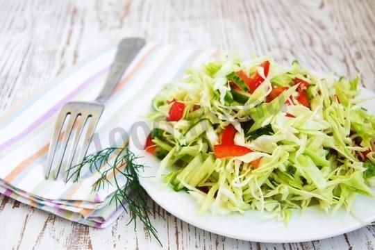 Freshness salad with pumpkin oil