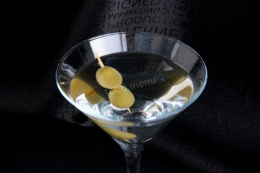 Martini with vodka cocktail