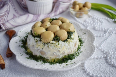 Mushroom Basket Salad