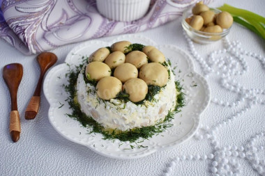 Mushroom Basket Salad