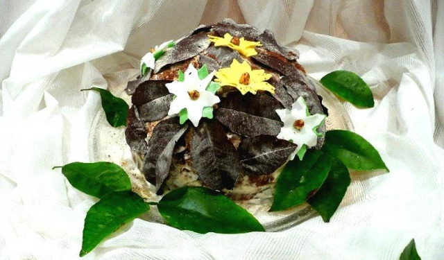 Fallen Leaves cake