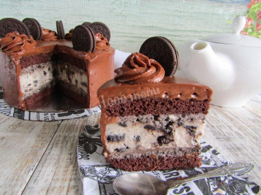 Oreo chocolate cake without baking