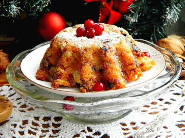 English christmas pudding