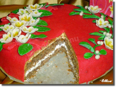 Winter Flower Cake