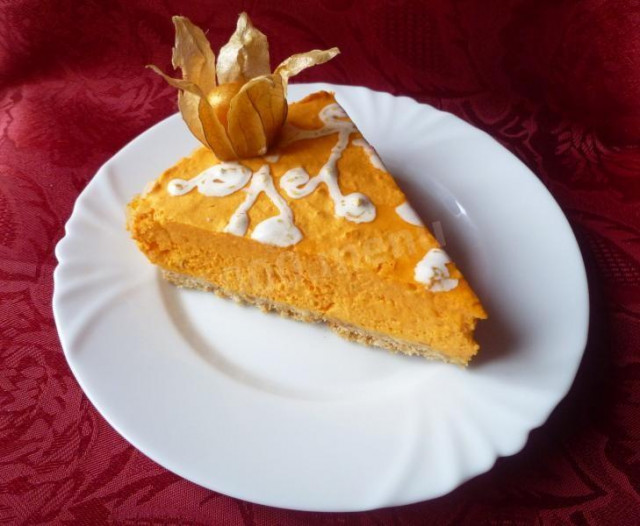 Pumpkin cheesecake