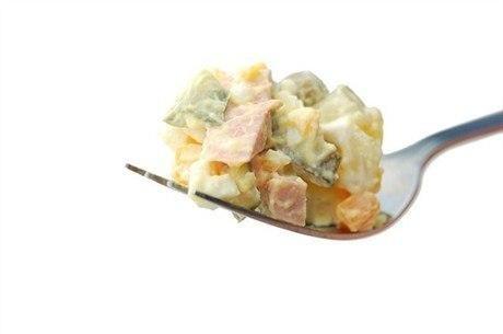 Olivier salad in Soviet style