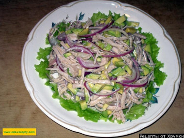 Turkey and avocado salad